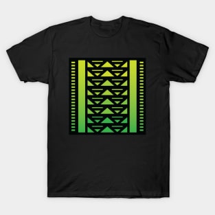 “Dimensional Flow” - V.6 Green - (Geometric Art) (Dimensions) - Doc Labs T-Shirt